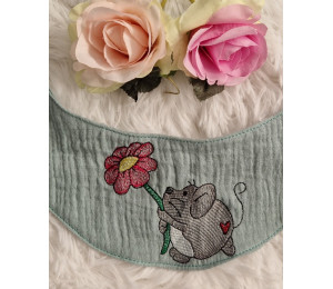 ADVENTSKALENDER 4. Dezember - Stickdatei - Maus Blume